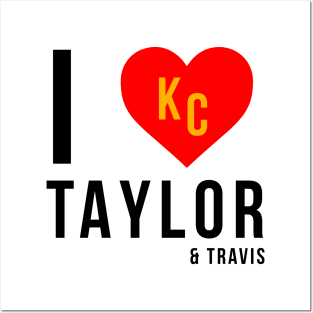 I love taylor and Travis | KC Chiefs | Superbowl Champions Posters and Art